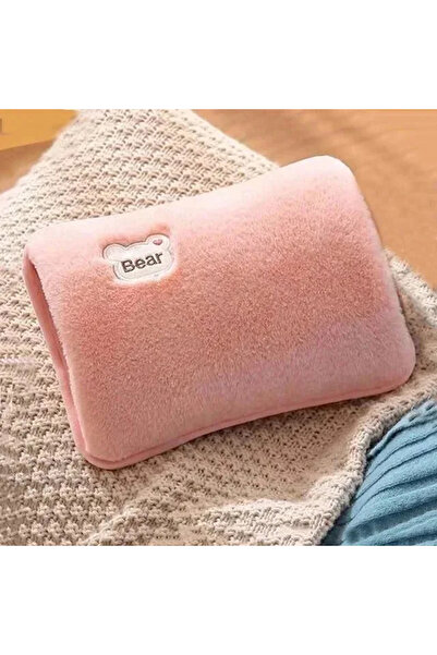 Choice Pink Rechargeable Hot Water Bottle Cute Electric Hand Warmer EU Plug Reusable Hot Compress Bag Heati