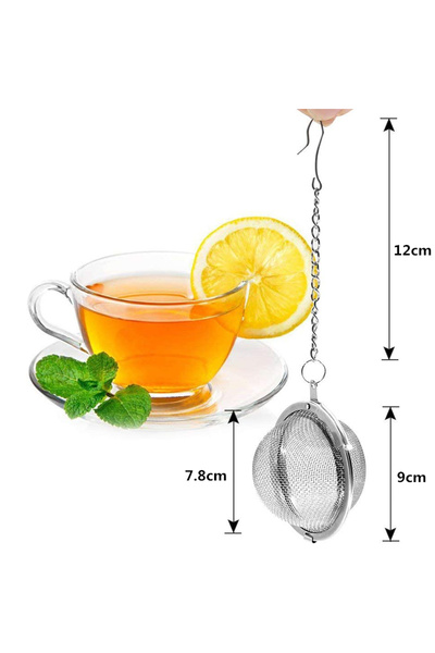 Choice L LMETJMA Tea Infuser Stainless Steel Mesh Tea Ball Tea Strainers Tea Infuser Strainer Filters for .