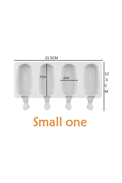 Choice قوالب الآيس كريم المصنوعة من السيليكون بفتحة 4/8 بوصة، قوالب المصاصات،...