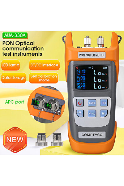 Choice AUA-330A COMPTYCO AUA-330U/330A Fiber Optic PON Optical Power Meter FTTX/ONT/OLT 1310/1490/1550nm PO