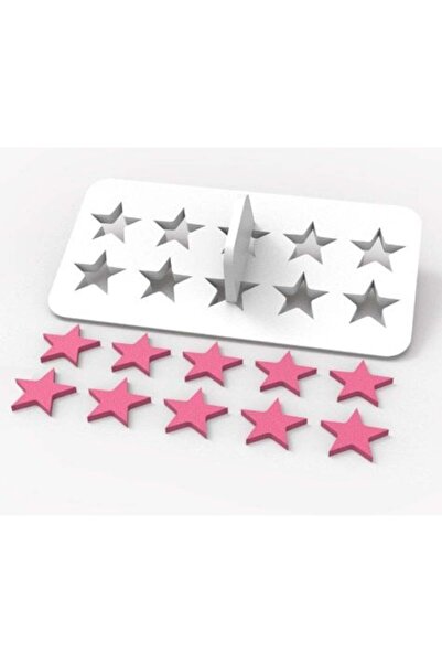 AGN STORE Star Patterned Multi-Candy Dough Cutter with 10 Compartments