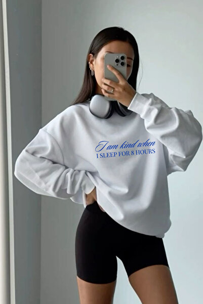 Le'sluette shadow of style Жіночий бавовняний світшот з вишивкою Regular з круглим коміром