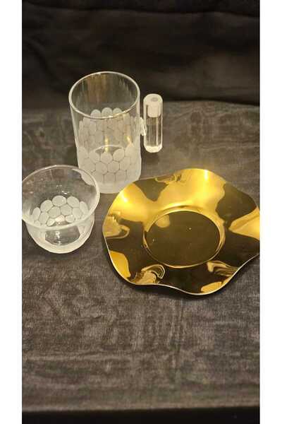 Turkish Store İstanbul Balpetek 18-Piece Tea and Coffee Set