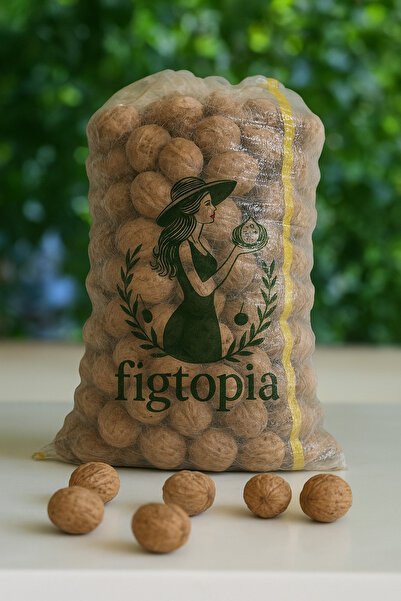 by figtopia "3KG Yeni Sezon Chandler Kabuklu Ceviz – Beyaz ve Dolgun İç, Taptaze Lezzet"