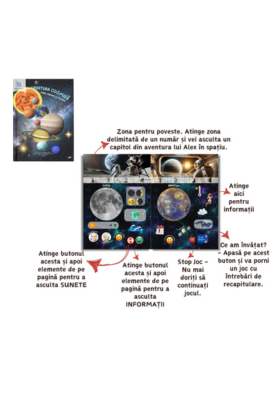 minibooks 7 Cărți cu sunete de a treia generație + Pix interactiv