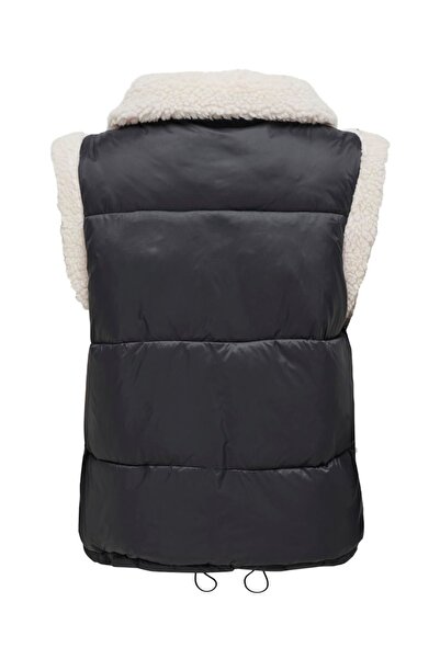 ONLY Дамски елек без ръкави с кожена яка - 15322077