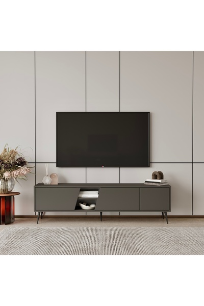 Furnitt Home Roma Gri 160 cm TV Ünitesi (100% MDF)