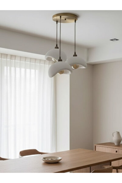 Lumiere Beton İskandinav &Bohem Tarz 3’lü Avize