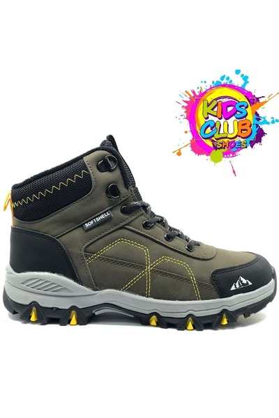 Kocamanlar Ayakkabı Cool Alfa-25 Ορθοπεδική Αντιολισθητική Σόλα SoftShell Unisex Μπότες ΧΑΚΙ