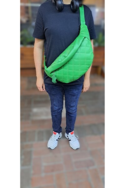 Mocikon Hakiki Deri El Yapımı Unisex Freebag Çanta