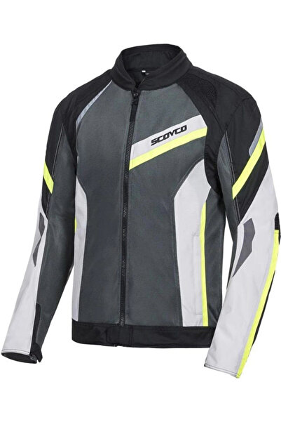 Scoyco Jk100 Yazlık Fileli Motosiklet Montu (sarı-siyah)