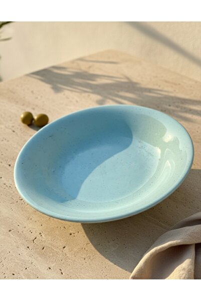 Joie Maison Ocean Seramik Yemek Tabağı Buz Mavisi (22 cm)