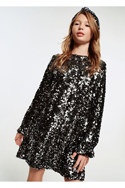 MANGO Kids Pullu elbise