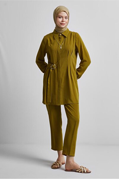 Alvina Shirt Leg Trousers Suit 45348