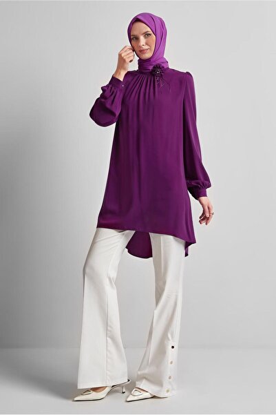 Alvina Brooch Detail Tunic 44590