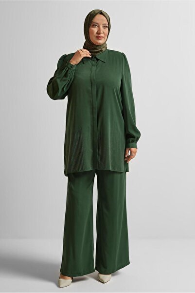 Alvina Stone Large Size Pants Suit 20713