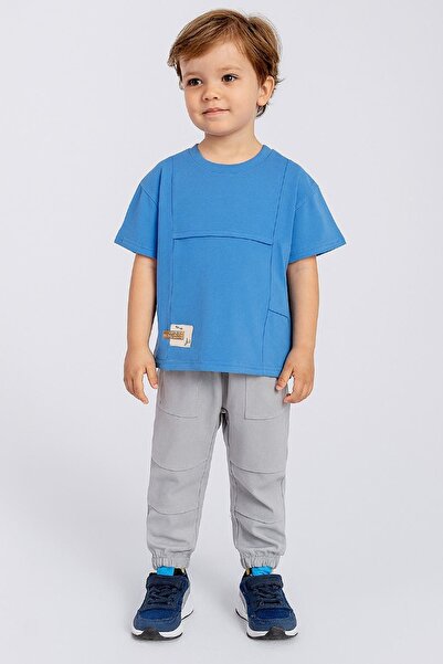 Minigimin Cicileri Хлопчачий міні-комбінезон Creative з кишенями - синій
