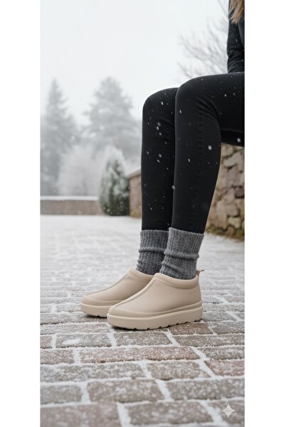 diya shoes Γυναικείες μπότες και μποτάκια με χοντρή σόλα από καστόρι με χνούδι εσωτερικά