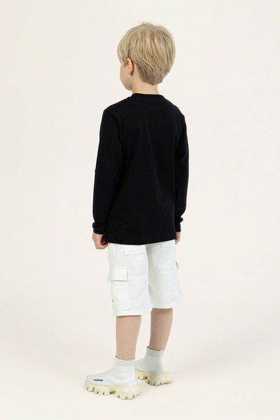 DMB BOYS & GIRLS Atatürk Baskılı Pamuklu Bisiklet Yaka Uzun Kollu Tören 29 Ekim 10 Kasım Erkek ve Kız Çocuk T-shirt