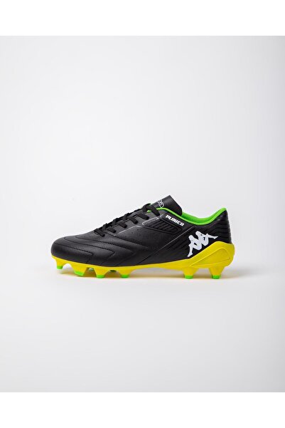Kappa Player Base Fg Men's Black-Light Green Turf Soccer Shoes