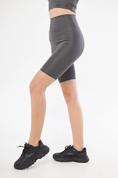 Lesa Wear Ψηλόμεσο Lycra - Συσσωρευτικό Κοντό Σορτς Κολάν