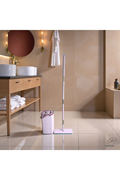 ARMESE Σετ σφουγγαρίστρας καθαρισμού Sillgech Compact Μαύρο-ροζ Eh-213