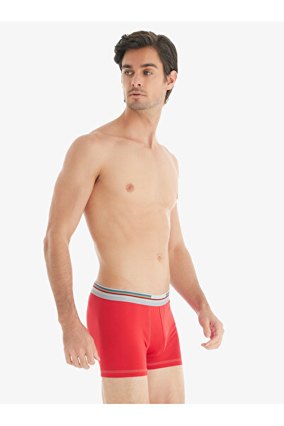 Blackspade Чоловічі бавовняні еластичні боксери Colours 9550 - Червоні