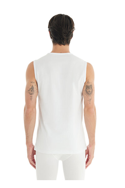 Blackspade Erkek Tshirt - Kolsuz Tender Cotton 9234 - Beyaz