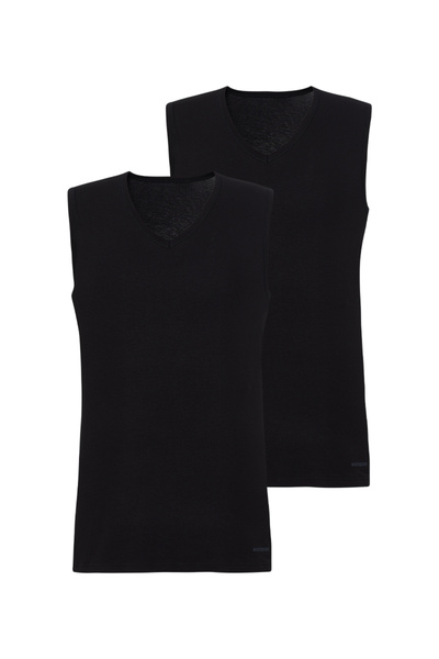 Blackspade تيشيرت رجالي قطعتين قطن طري 9677 - أسود