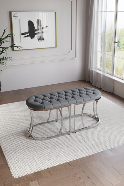 BY ORHAN GÜZEL BENCH PUF BANK İKİLİ BENCH