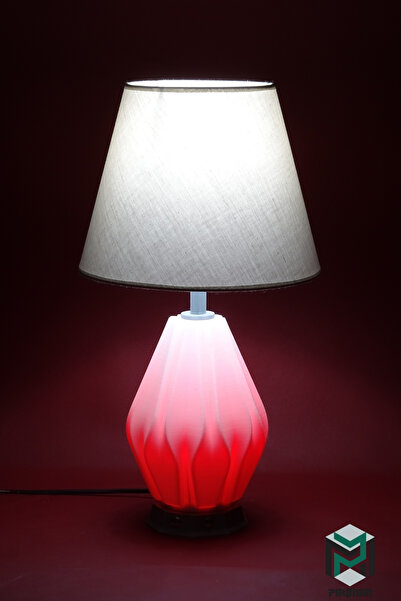 PAYİDAR MODEL Payidar Modern Design Gray Hat Lampshade White Body