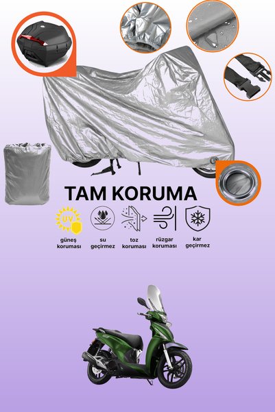 dokaca غطاء حماية للدراجة النارية متوافق مع Kymco People S 150i، غطاء حماية م...