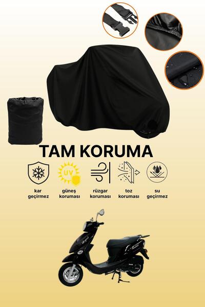 dokaca Black Mondial 100 Loyal Compatible Motorcycle Cover, Protective Cover,...