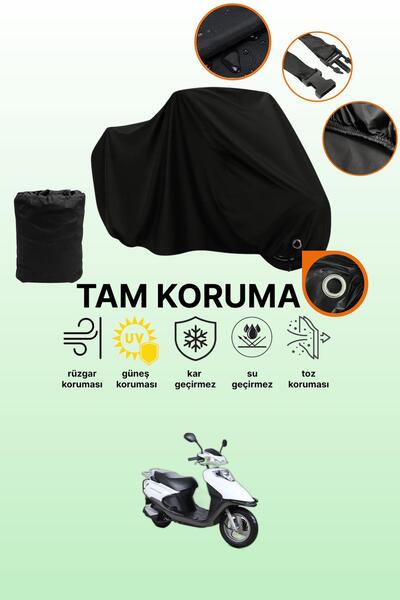dokaca غطاء دراجة نارية متوافق مع Kuba Rocca 100 Max من Black Lock، غطاء واقي
