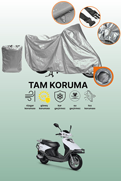 dokaca Rks Spontini 125 Compatible Engine Tarpaulin Compatible with Gray Lock
