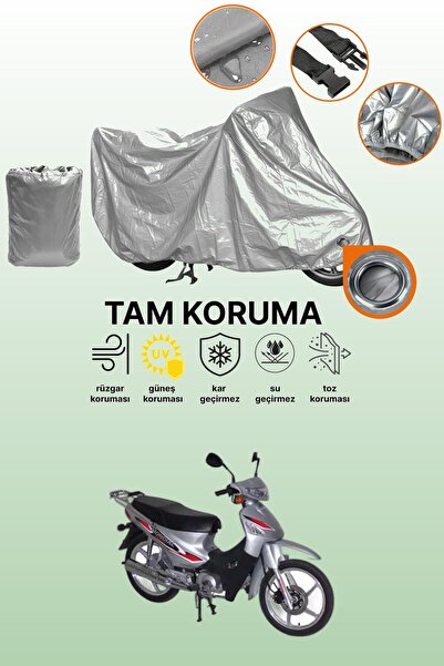 dokaca Mondial 100 Km Compatible Engine Tarpaulin Compatible with Gray Lock