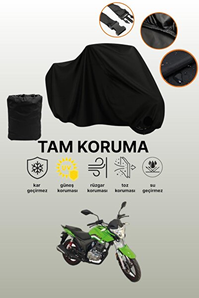 dokaca Black Kuba Cr1 Compatible Motor Tarpaulin, Protective Cover, Motorcycl...