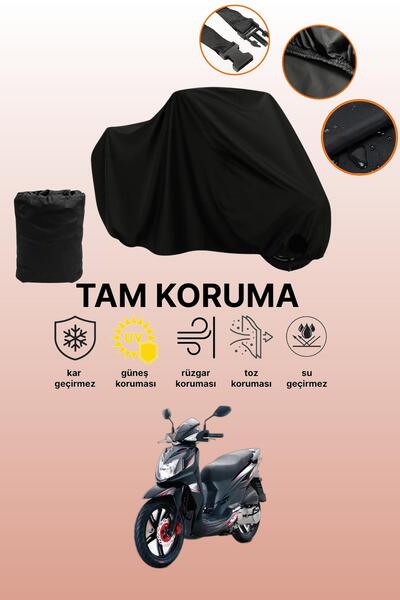 dokaca Black Sym Symphony Sr 125 Compatible Engine Cover, Protective Cover, M...