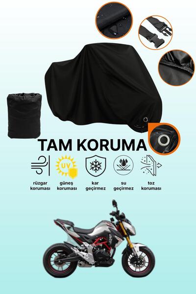 dokaca Black Lock Compatible Rks Rnx Plus Compatible Motorcycle Tarpaulin, Pr...
