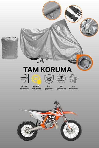 dokaca غطاء محرك متوافق مع KTM 85 SX، غطاء واقي متوافق مع اللون الرمادي