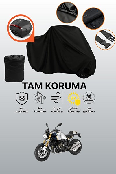 dokaca حقيبة خلفية سوداء متوافقة مع قماش الدراجات النارية المتوافق مع BMW R N...
