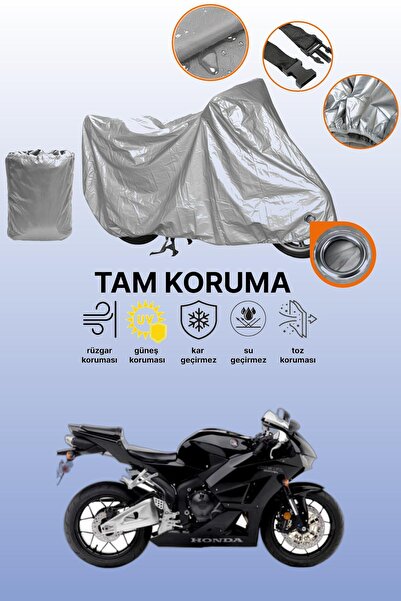 dokaca غطاء محرك متوافق مع هوندا CBR 600 RR متوافق مع غطاء المحرك باللون الرمادي