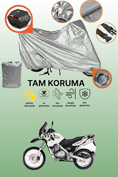 dokaca Gray Lock and Tail Bag Compatible Bmw F 650 Gs Dakar Compatible Motorc...