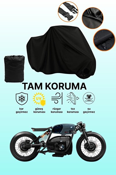 dokaca حقيبة خلفية سوداء وقماش متوافق مع دراجة نارية BMW R 80