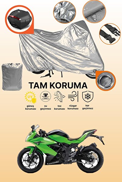 dokaca غطاء حماية رمادي اللون ومتوافق مع حقيبة الخلفية متوافق مع دراجة نارية ...