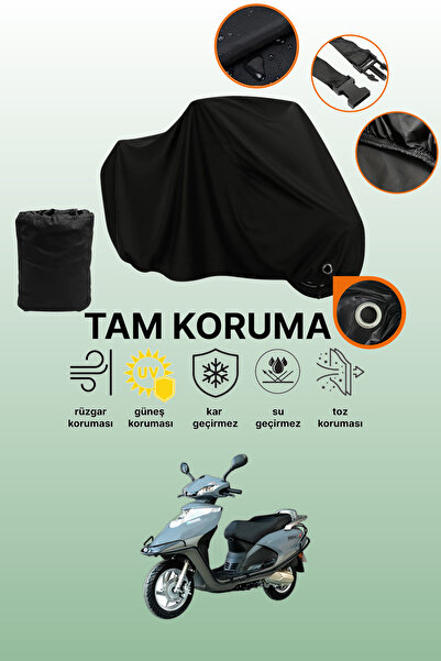 dokaca مظلة دراجة نارية متوافقة مع أورورا سبيشال 125 متوافقة مع القفل الأسود