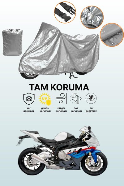 dokaca غطاء دراجة نارية رمادي اللون متوافق مع BMW S 1000 RR HP Motosport، غطا...