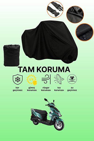 dokaca حقيبة خلفية سوداء وقماش متوافق مع دراجة نارية أرورا سي آر في 125