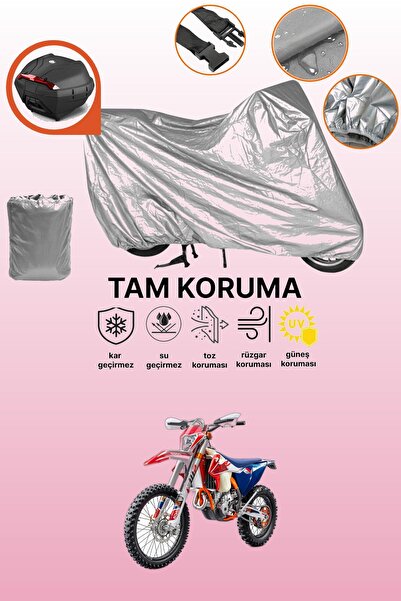 dokaca حقيبة خلفية رمادية متوافقة مع KTM 250 EXC Six Days متوافقة مع قماش المحرك