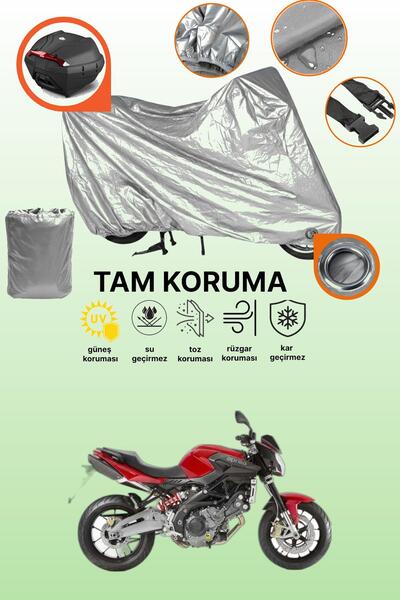 dokaca Gray Lock and Tail Bag Compatible Aprilia Shiver 900 Compatible Motorc...